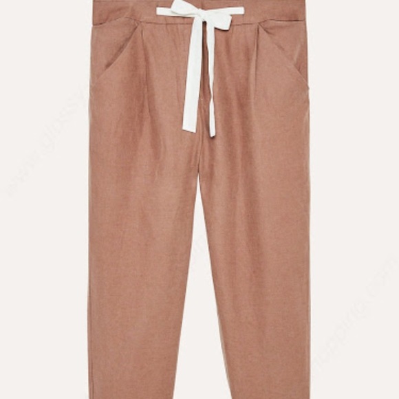 Aritzia Allant linen pants Wilfred pants in Nutmeg - Picture 7 of 16